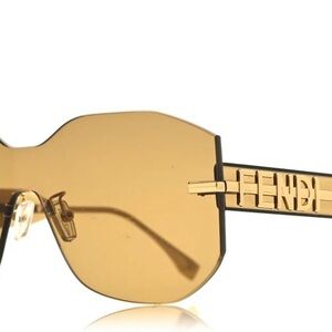 SOLD - Fendi Women's Sunglasses in Gold and Black